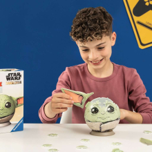                             Ravensburger Puzzle-Ball Star Wars: Baby Yoda s ušima 72 dílků                        