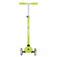                             Globber Dětská tříkolová koloběžka Primo Plus V2 - svítící kola - zelená                        