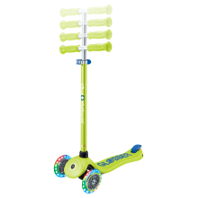                             Globber Dětská tříkolová koloběžka Primo Plus V2 - svítící kola - zelená                        