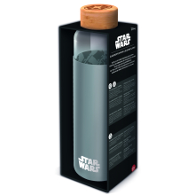                             Star Wars Skleněná láhev s návlekem 585 ml                        