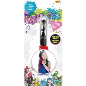 Lollipopz Řasenka na vlasy červená