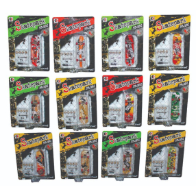 SKATEPARK Fingerboard s Příslušenstvím a kolečky - více druhů