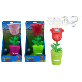 Bublifuk ve tvaru Květiny Růže 29 cm - více druhů