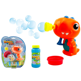 Bubble Fun Bublifuk Dinosaurus s náplní 60 ml - oranžový