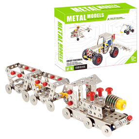 Kovová stavebnice 277 ks - Vlak