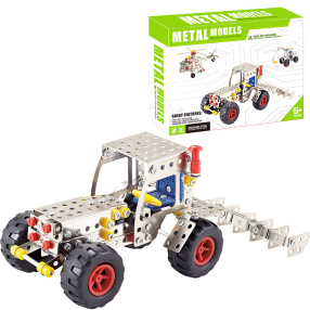 Kovová stavebnice 226 ks - Traktor