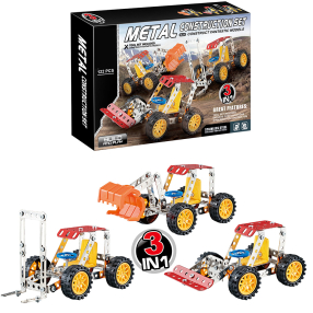 Kovová stavebnice 122 ks - Zemědělské stroje