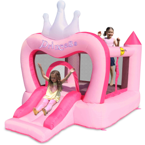 Happy Hop - Skákací nafukovací hrad s korunkou pro Princezny