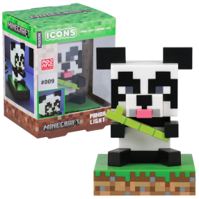 LED lampička Minecraft Panda