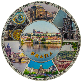 Dekorační talíř Praha