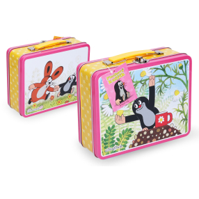 Plechový kufřík Krtek růžový