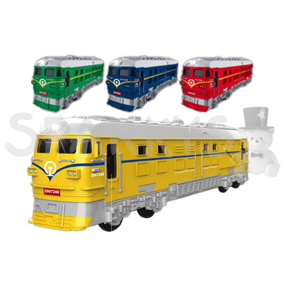 Retro Vlak DF47246 s Efekty a Otevíracími Dveřmi 23 cm - více druhů                    
